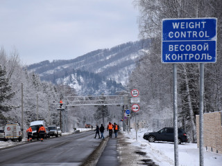 На дороге Алтайское – Ая – «Бирюзовая Катунь» установили пункт весогабаритного контроля
