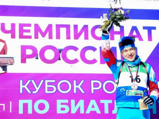 Алтайский биатлонист стал серебряным призером масс-старта чемпионата России