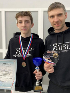 Юный алтайский саблист стал бронзовым призером всероссийского турнира в Казани