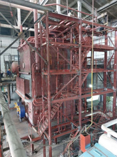 Специалисты предприятия наукограда Алтайского края ведут шефмонтаж парового котла на заводе минеральных удобрений в Казахстане