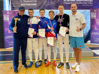 Алтайские саблисты продолжили медальную серию на летней Спартакиаде учащихся России