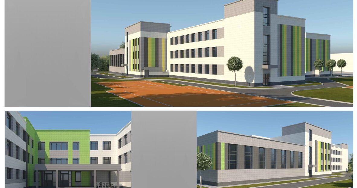 В барнаульском селе Власиха возобновили строительство пристройки к зданию школы №98