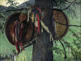 Передвижную выставку первого профессионального художника Алтая откроют в барнаульском парке