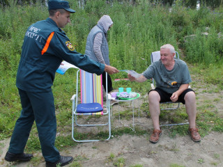 На популярном водоеме в Первомайском районе Алтайского края организовали добровольный спасательный пост