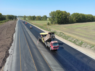 В Алтайском крае продолжают работы по расширению еще двух участков Чуйского тракта