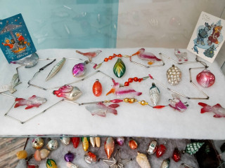 Выставку старинной елочной игрушки представили в Алтайском государственном аграрном университете