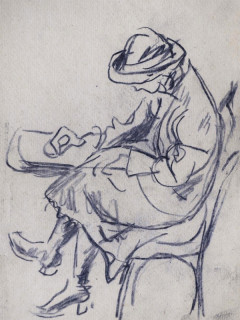 В фонды Государственного художественного музея Алтайского края поступило более 30 рисунков Василия Рублева