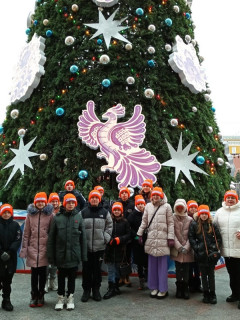 Алтайские школьники побывали на новогодней елке Министерства просвещения России