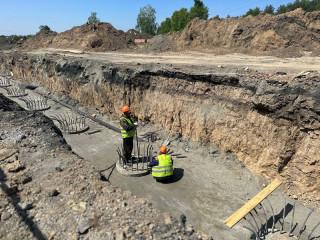 На строящейся развязке в Барнауле временно сместят кольцевое движение