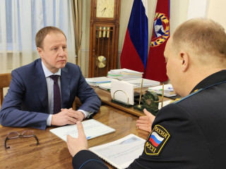 Губернатору Виктору Томенко представлены итоги работы в 2023 году Главного управления Федеральной службы судебных приставов по Алтайскому краю