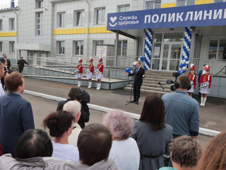 В Советском районе по нацпроекту «Здравоохранение» открыли поликлинику стоимостью свыше четверти миллиарда рублей