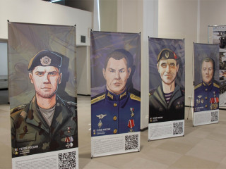 Бойцы из Алтайского края стали героями выставки, организованной при поддержке Российского общества «Знание»