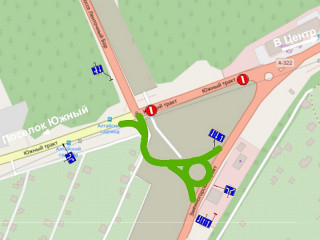 В Барнауле изменится движение на кольцевой части тоннельной части строящейся развязки на Змеиногорском тракте